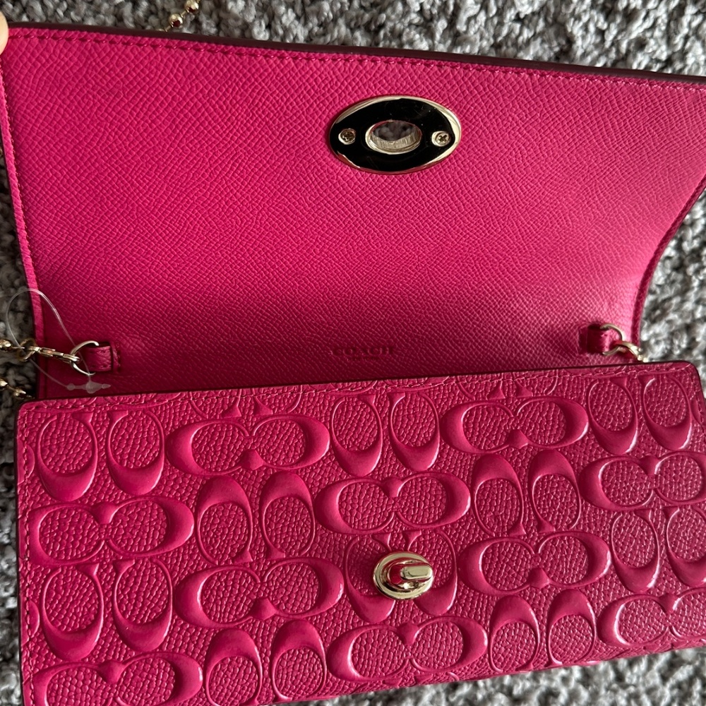 Coach long wallet crossbag - Picture 2 of 7